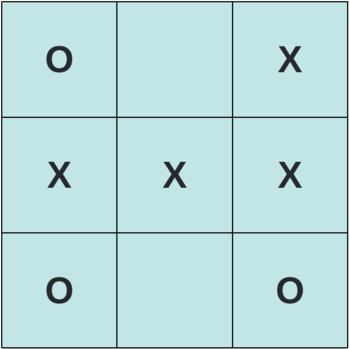 Screenshot of Tic-Tac-Toe app